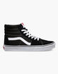 VANS Sk8-Hi Black & White Shoes image number 1