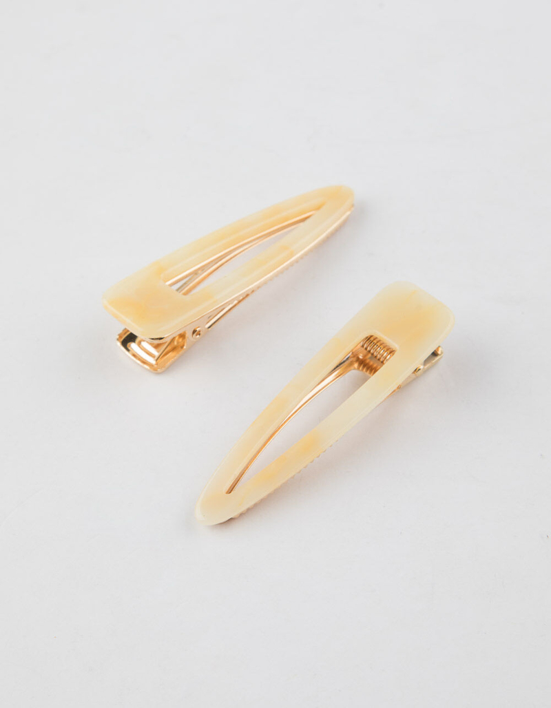 FULL TILT 2 Piece Solid Open Barettes image number 0