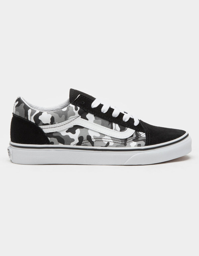 VANS Old Skool Juniors Camo Shoes image number 1