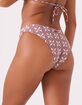ROXY Batik Bloom Scoop Cheeky Bikini Bottoms image number 4