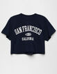 FULL TILT San Francisco Womens Crop Tee image number 1