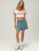 ADIDAS x Coca-Cola Womens Denim Shorts image number 1