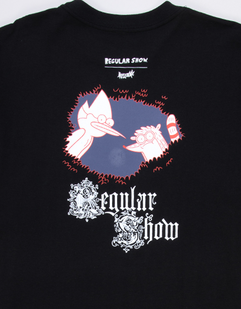 WELCOME SKATEBOARDS x Regular Show Cart Mens Tee image number 3