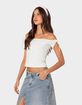 EDIKTED Jess Off Shoulder Top image number 3