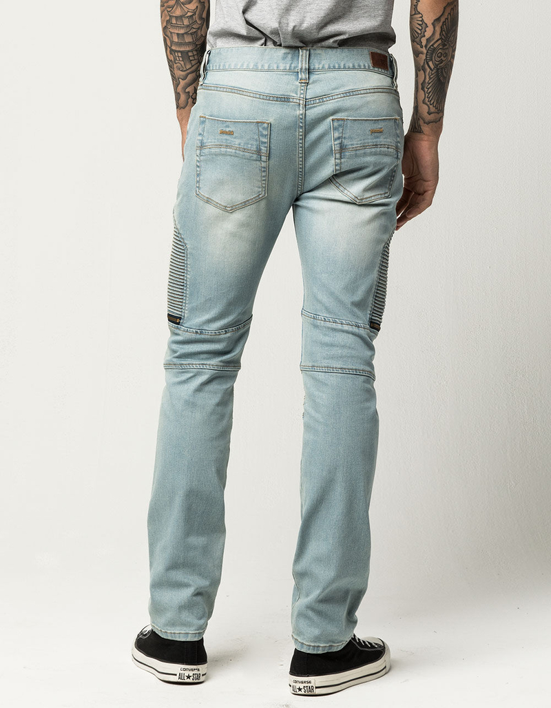 RSQ London Moto Mens Skinny Jeans image number 3