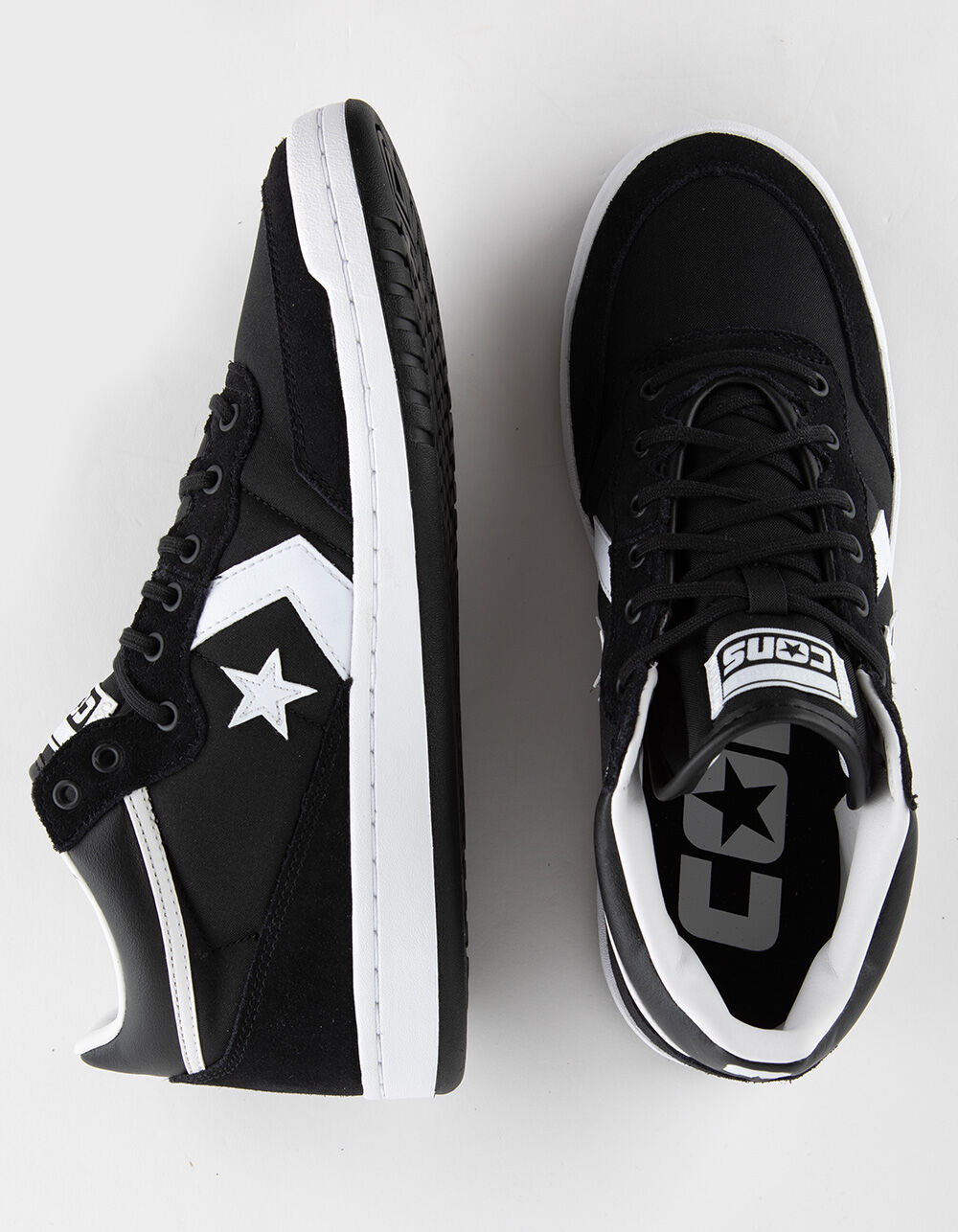 CONVERSE Fastbreak Pro Mid Skate Shoes - BLACK/WHITE | Tillys