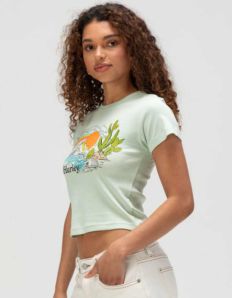 HURLEY Badlands Womens Baby Tee image number 2
