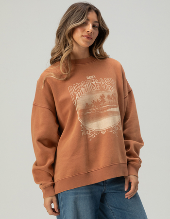 ROXY Lineup Womens Oversized Crewneck Sweatshirt Primary Image