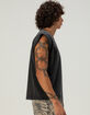 RSQ Mens Washed Cropped Muscle Tee image number 5