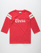 BRIXTON x Coors Signature Red Mens T-Shirt image number 1