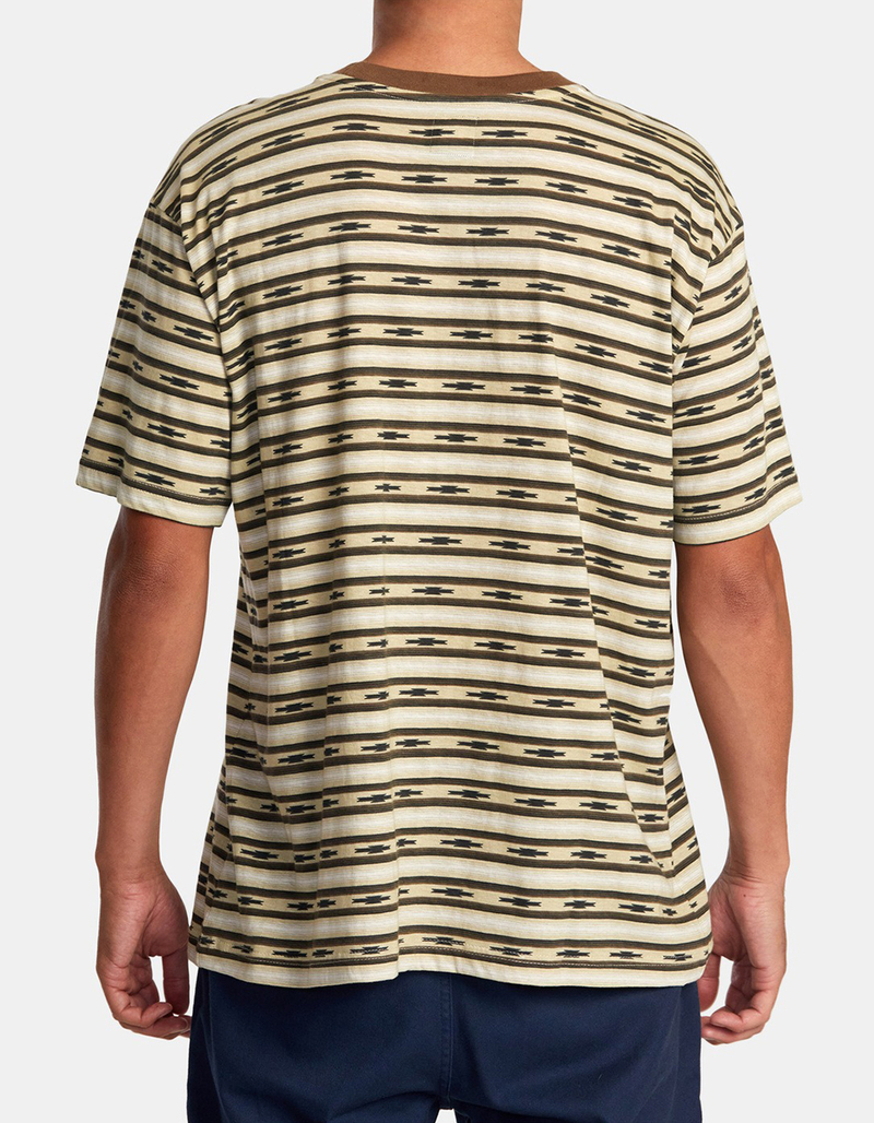 RVCA Tortuga Striped Mens Pocket Tee image number 2
