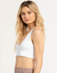 TILLYS Seamless Deep V Double Strap Womens Bralette image number 2