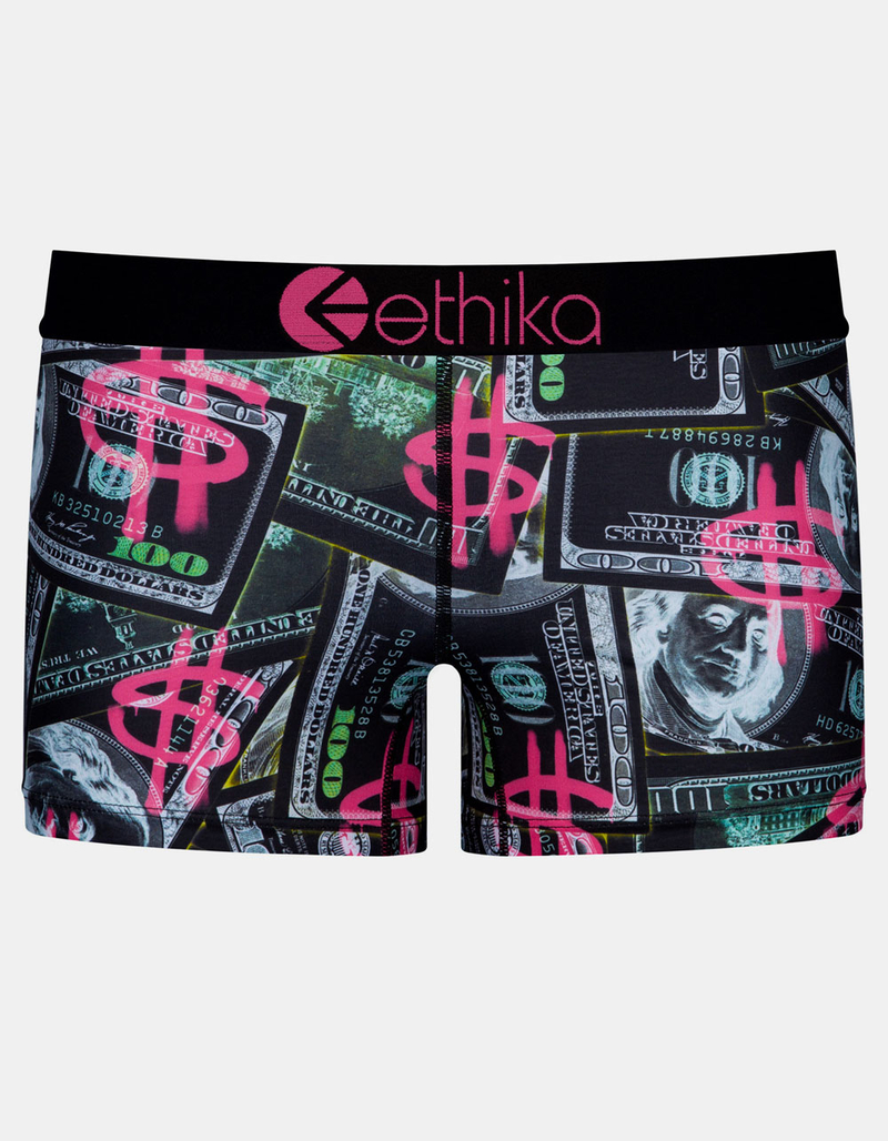 ETHIKA Printing Money Staple Womens Boyshorts image number 3