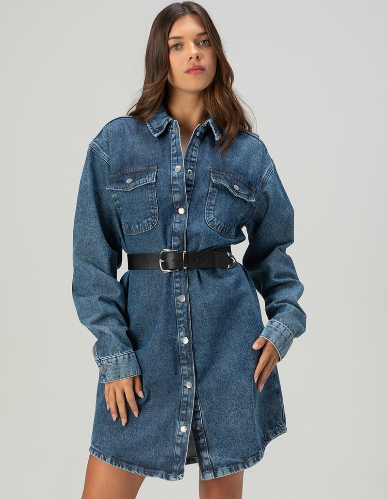 NOISY MAY Malva Womens Denim Dress image number 1