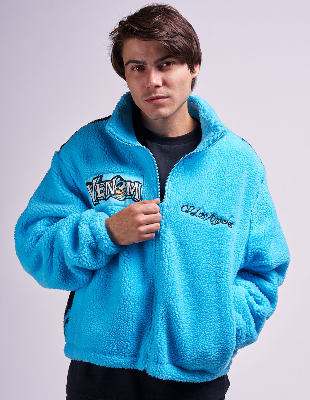 CVLA x Venom Pure Sherpa Mens Jacket - BLUE | Tillys