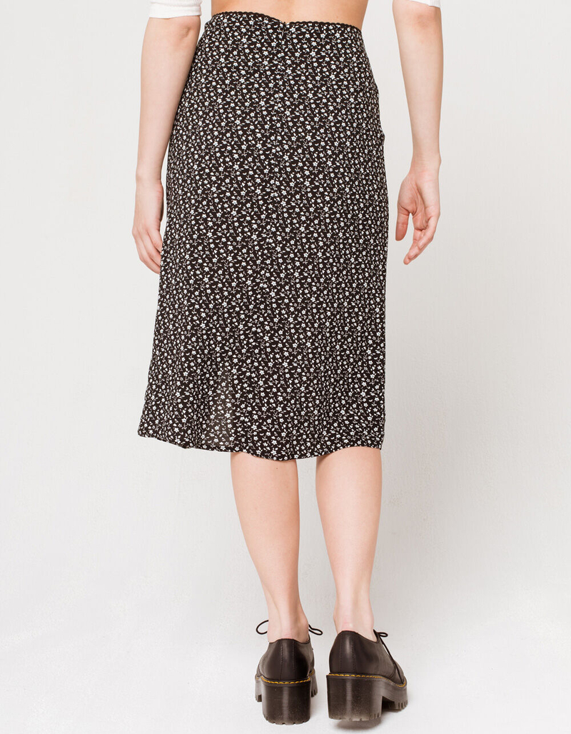 SKY AND SPARROW Floral Womens Midi Skirt image number 3