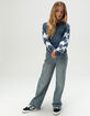 RSQ Girls Star Crewneck Sweater image number 4