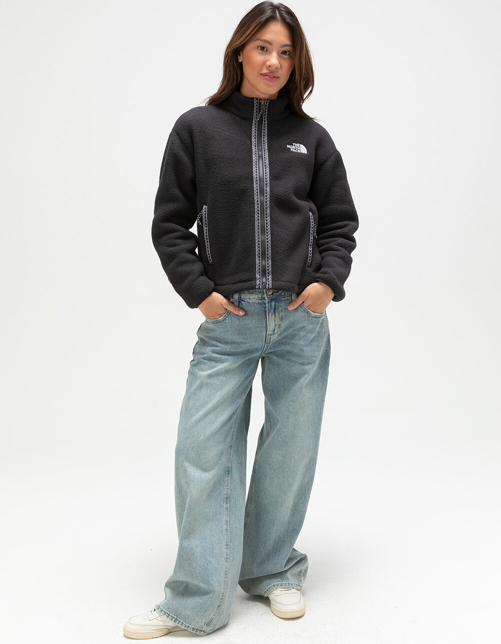 THE NORTH FACE Fleeski Womens Full-Zip Jacket - BLACK | Tillys