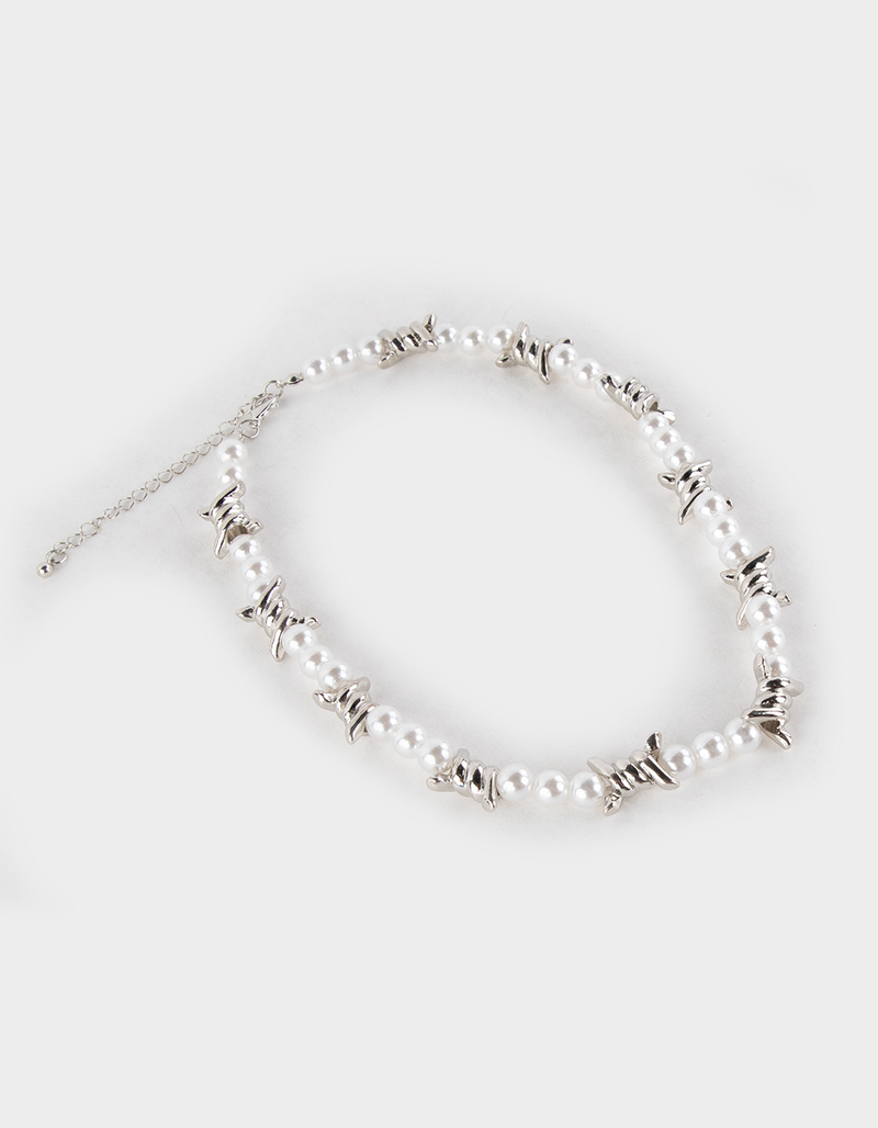 RSQ Pearl Wire Necklace image number 0