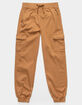 TRACTR Girls Cargo Twill Joggers image number 1