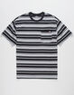 DICKIES Stripe Mens Tee image number 1