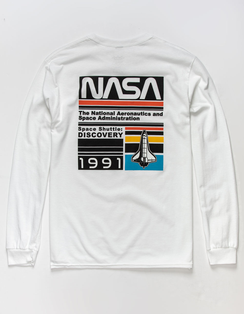 BLUE CROWN NASA Discovery Mens T-Shirt image number 0