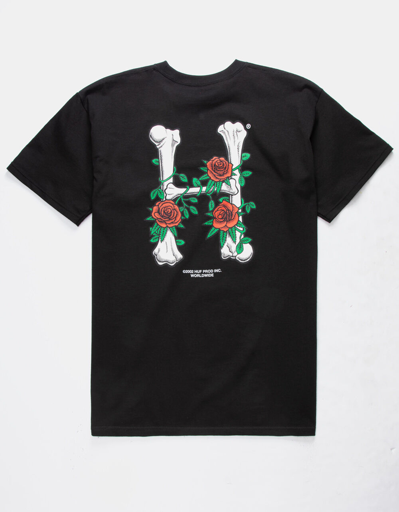 HUF Bones & Roses Classic H Mens T-Shirt image number 0