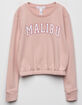 FULL TILT Malibu Cinch Girls Sweatshirt image number 1