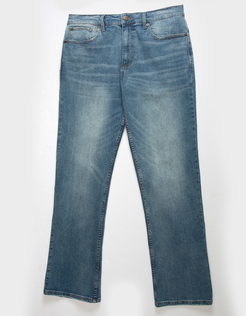 RSQ Mens Straight Medium Wash Denim Jeans image number 5