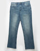 RSQ Mens Straight Medium Wash Denim Jeans image number 6