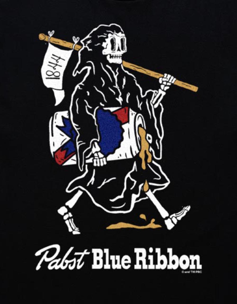 PABST BLUE RIBBON Grim Reaper Unisex Tee image number 1