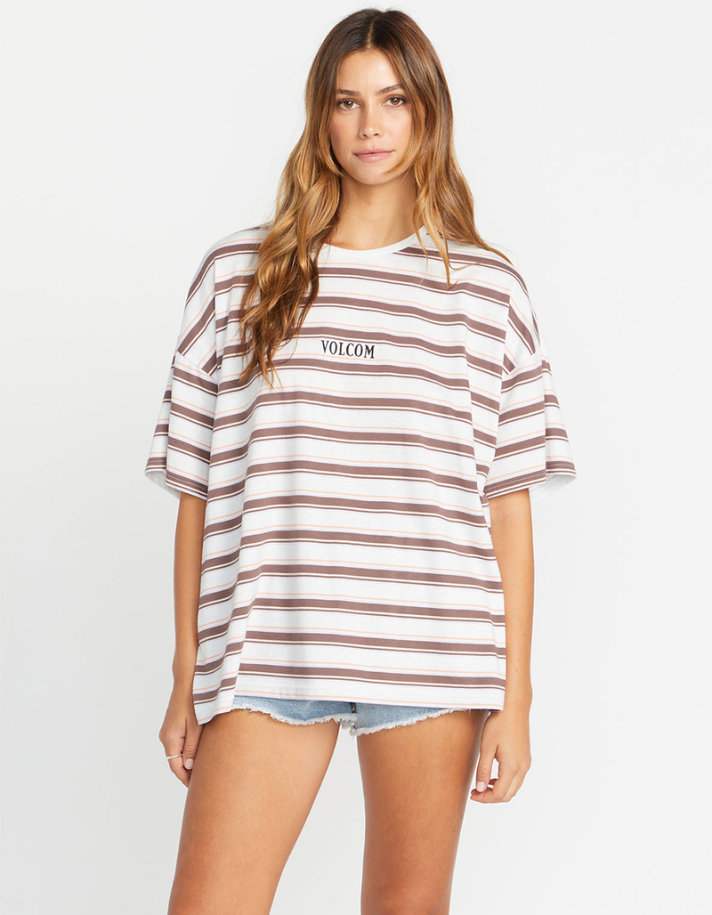 VOLCOM Coco Ho Womens Oversized Stripe Tee image number 0