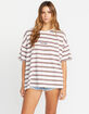 VOLCOM Coco Ho Womens Oversized Stripe Tee image number 1