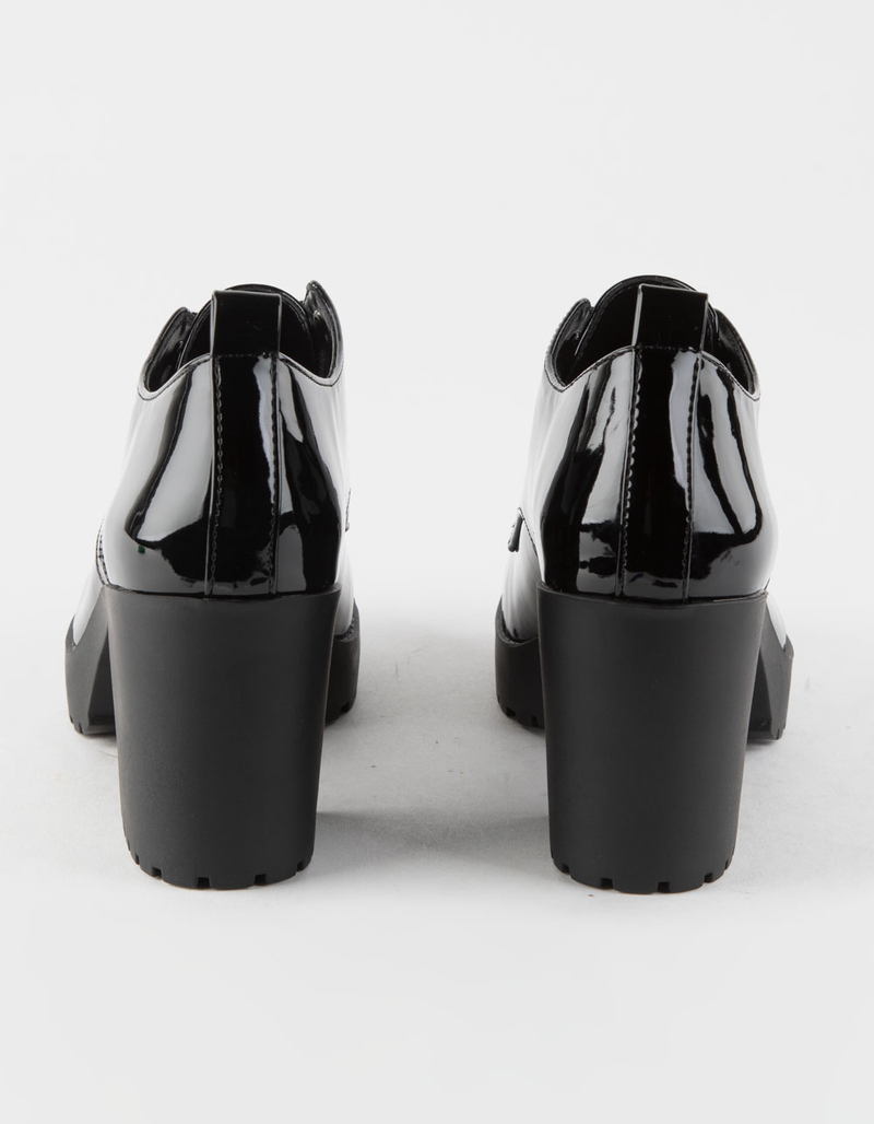 SODA Brief Lace Up Block Heel Womens Shoes image number 3