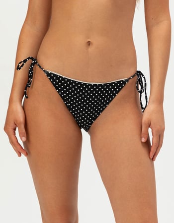 FULL TILT Dotty Reversible Tie Side Cheeky Bikini Bottoms Alternative Image