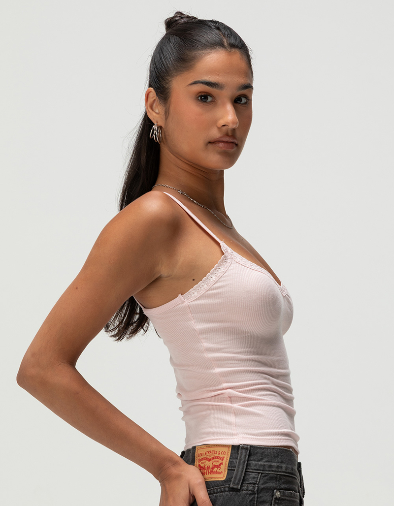 TILLYS Womens Lace Trim Cami image number 2