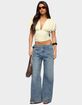 EDIKTED Flutter Plunging V-Neck Top image number 5
