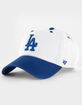 47 BRAND Los Angeles Dodgers Cooperstown Double Header Diamond '47 Clean Up Strapback Hat image number 1