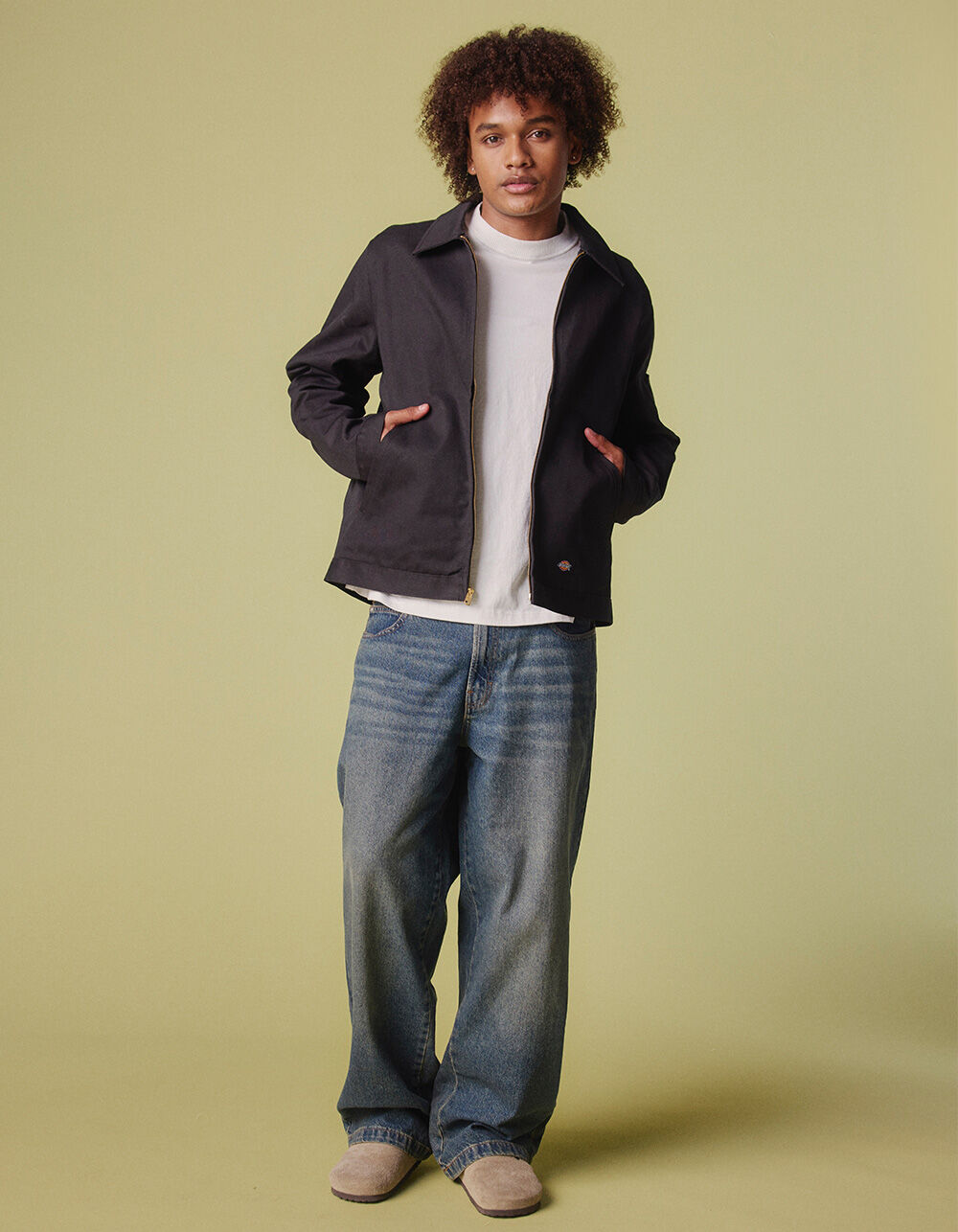 DICKIES Unlined Eisenhower Mens Jacket - BLACK | Tillys