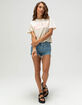 RIOT SOCIETY x Peanuts Snoopy Womens Crop Tee image number 2