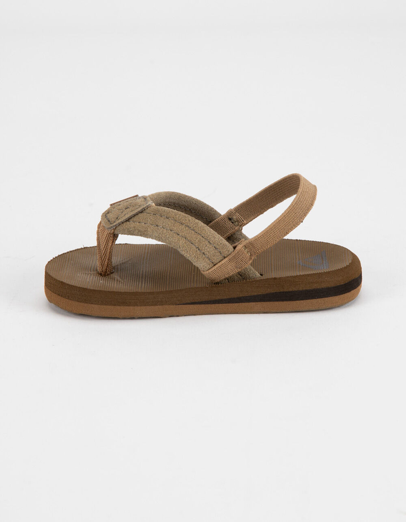 QUIKSILVER Carver Suede Toddler Sandals image number 3