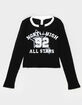 FULL TILT 92 All Stars Girls Rib Long Sleeve Top image number 1