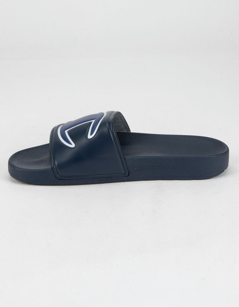 CHAMPION IPO Boys Navy Slide Sandals image number 3