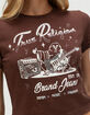 TRUE RELIGION Crystal Buddha Womens Baby Tee image number 2