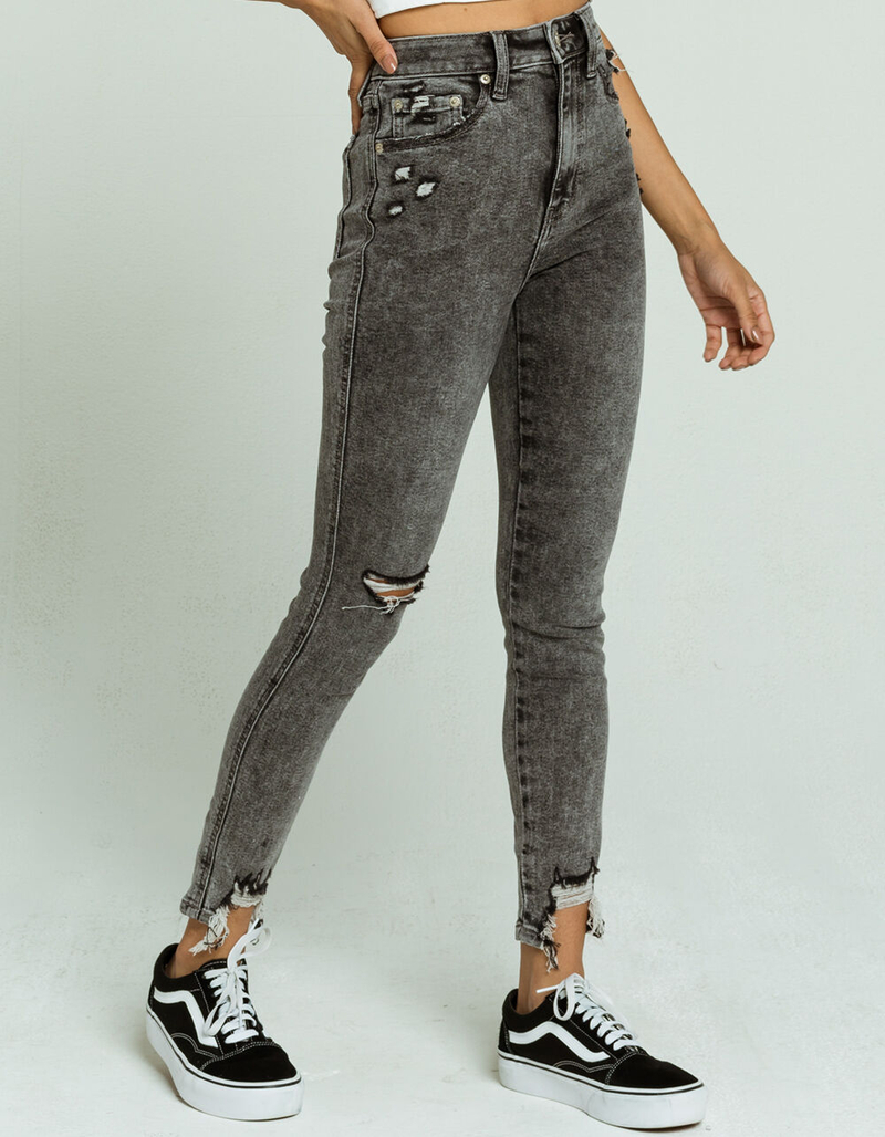 DAZE Money Maker Womens High Rise Skinny Jeans image number 1