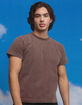 RSQ Mens Washed Shrunken Tee image number 8