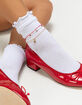 FULL TILT 3 Pack Cherry Beaded Anklets image number 2