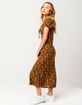 SKY AND SPARROW Peasant Midi Dress image number 2
