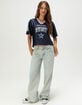 DALLAS COWBOYS Fight Song Womens Crop Mesh Jersey image number 2