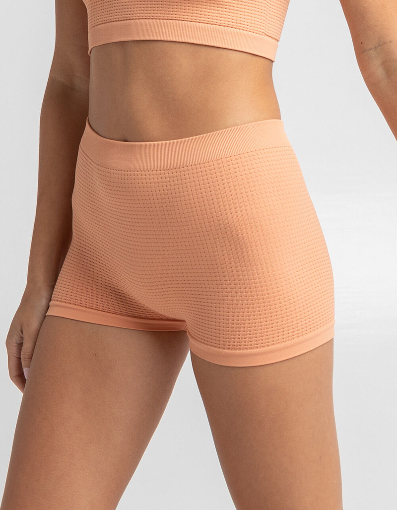 SKY AND SPARROW Stretchy Waffle Boyshorts image number 1